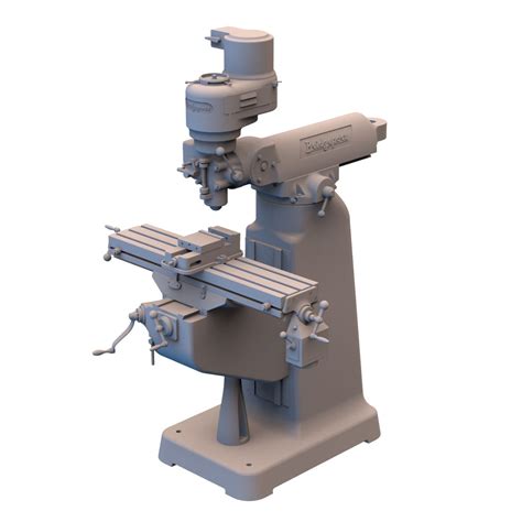 3d cnc milling machines|bridgeport milling machine 3d model.